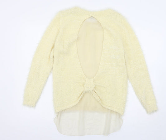 Womens UK Size 12 Mandi Ivory Pullover Jumper