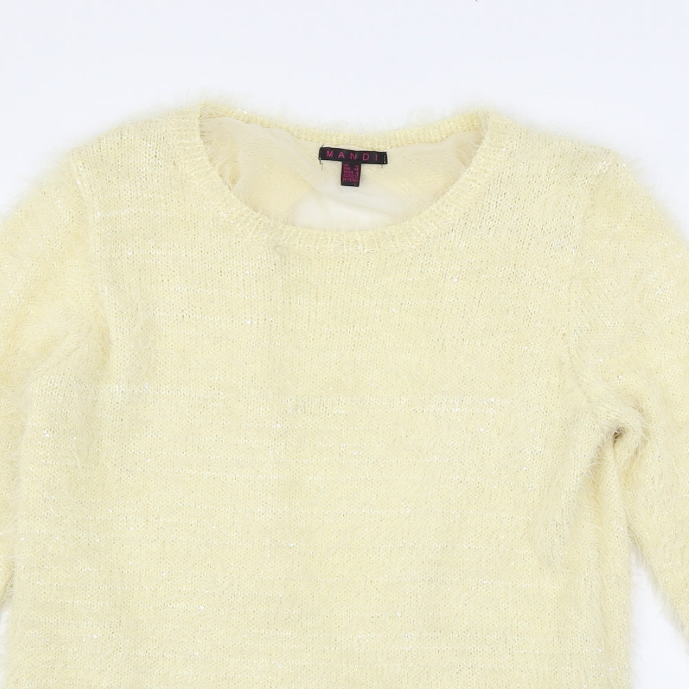 Womens UK Size 12 Mandi Ivory Pullover Jumper