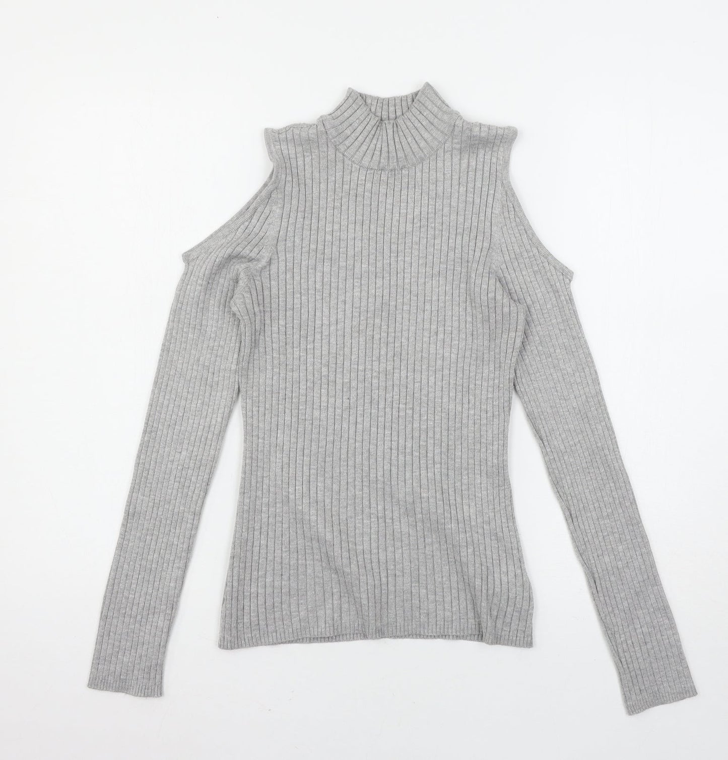Womens UK Size M Verve Ami Grey Pullover Jumper