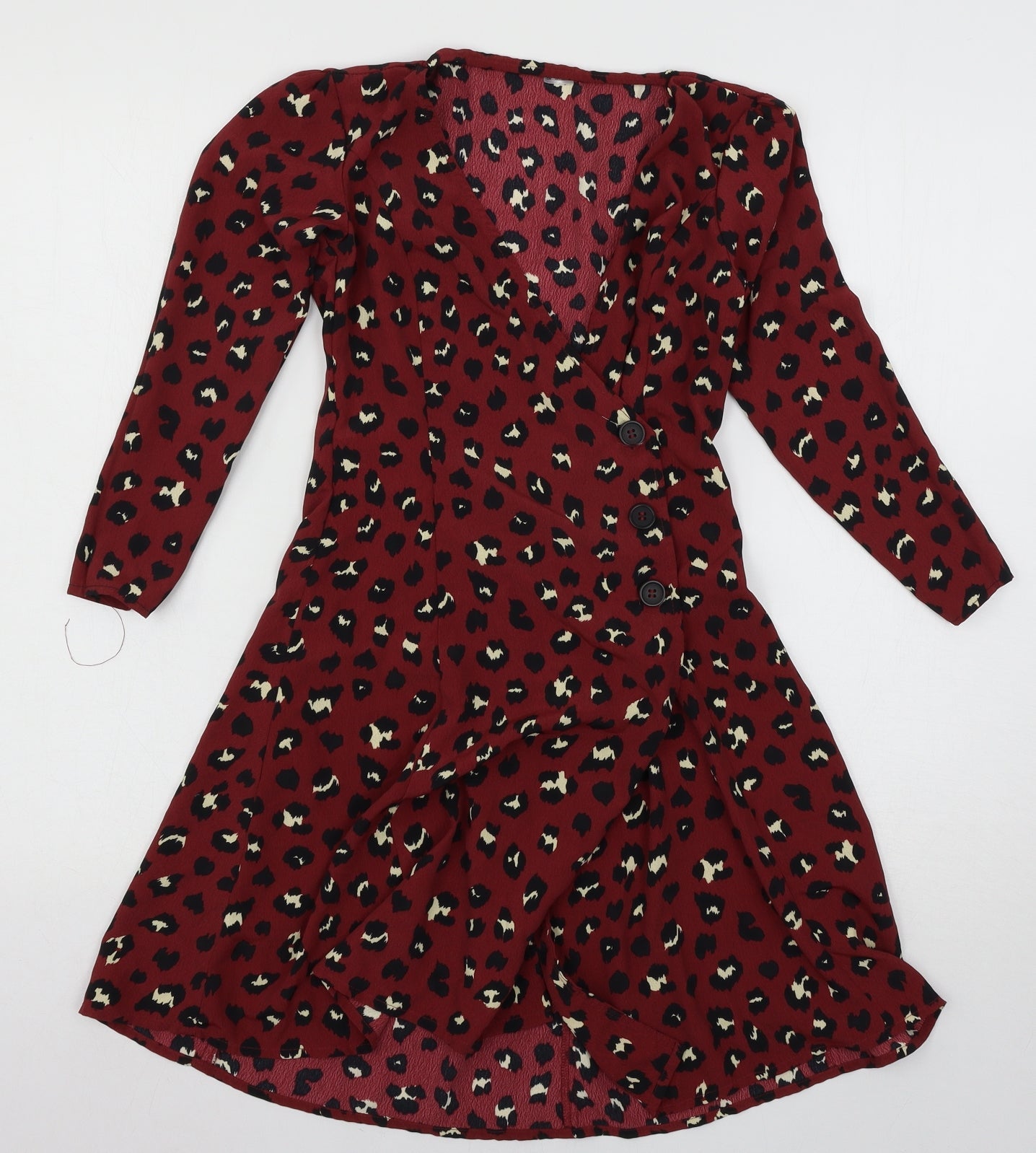 Womens UK Size 6 H&M Red Basic Blouse
