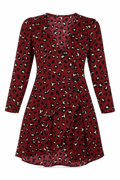 Womens UK Size 6 H&M Red Basic Blouse