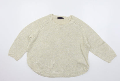 Womens UK Size S Marks and Spencer Ivory Pullover Jumper