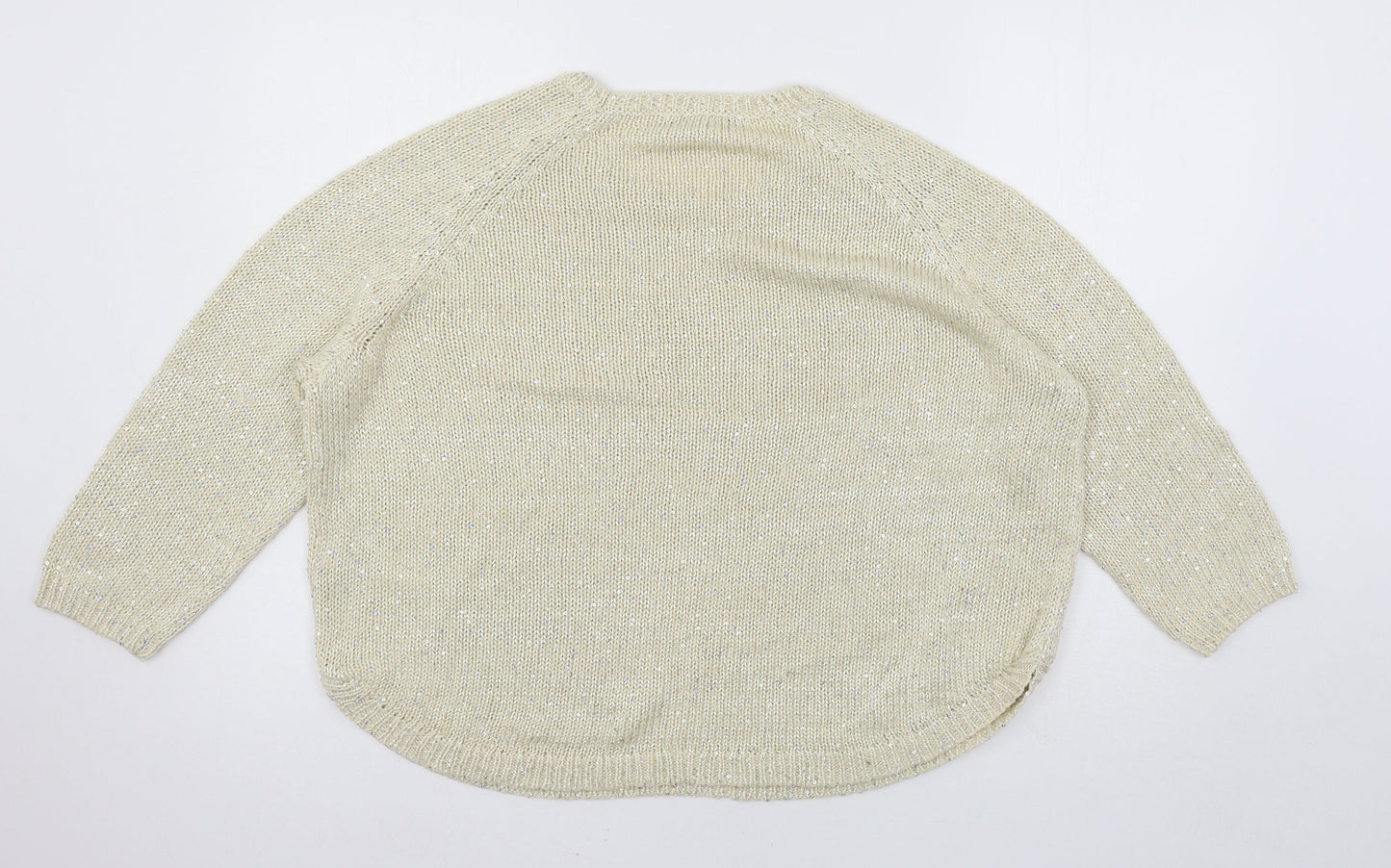 Womens UK Size S Marks and Spencer Ivory Pullover Jumper