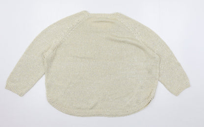 Womens UK Size S Marks and Spencer Ivory Pullover Jumper