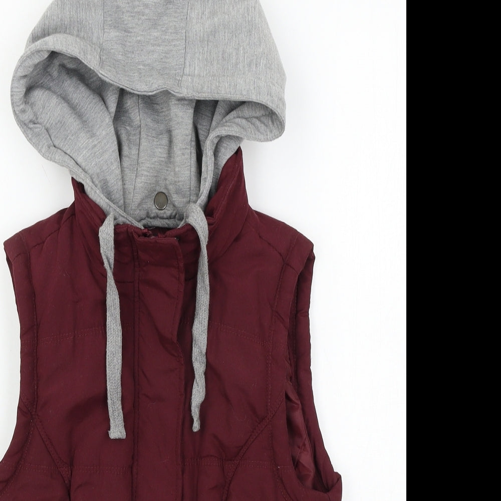Womens UK Size 10 New Look Purple Gilet