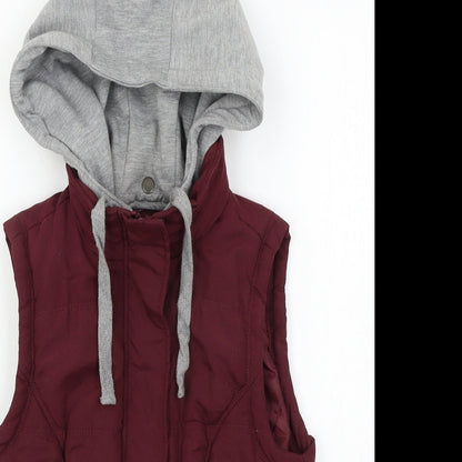 Womens UK Size 10 New Look Purple Gilet