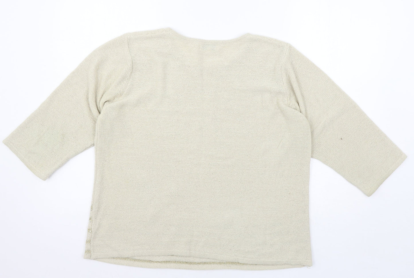 Womens UK Size XL Fay Louise Ivory Pullover Jumper