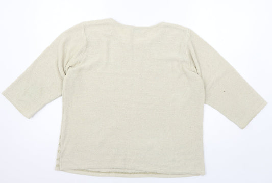 Womens UK Size XL Fay Louise Ivory Pullover Jumper