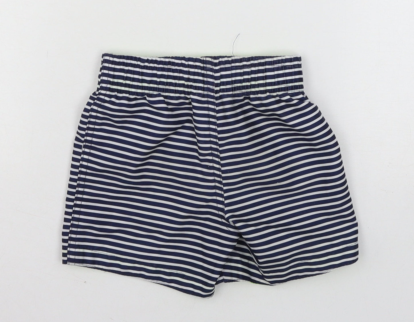 Primark Boys Blue Striped  Cropped Trousers Size 18-24 Months