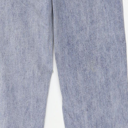Womens UK Size 6 Preworn Regular Fit Skinny Blue Jeans