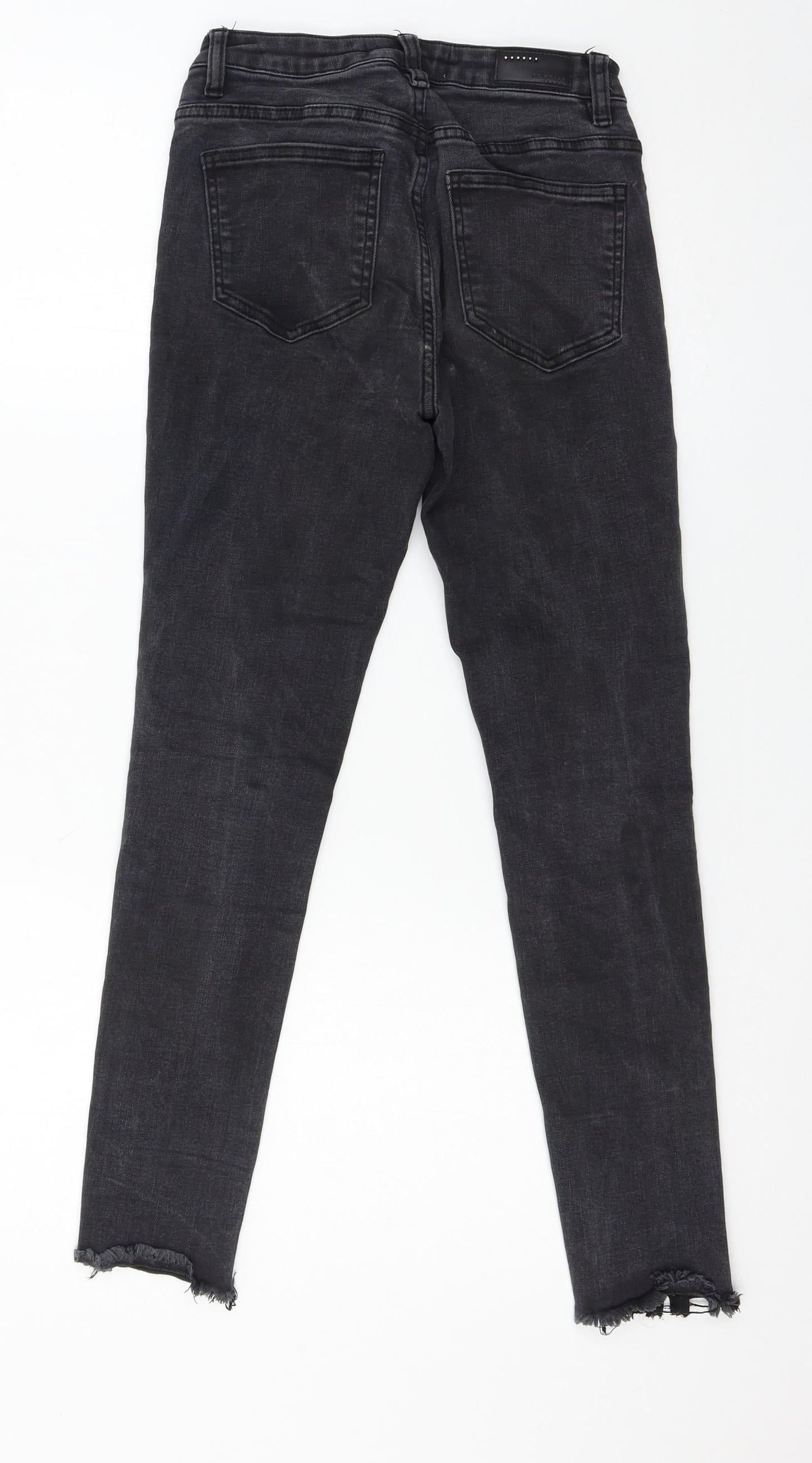 Ke Dress Womens Grey  Denim Skinny Jeans Size 26 in L26 in