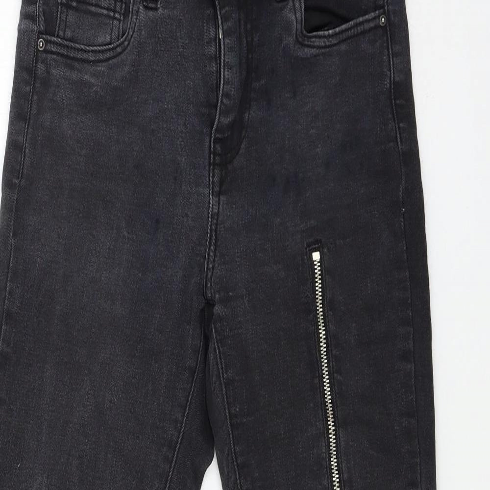 Ke Dress Womens Grey  Denim Skinny Jeans Size 26 in L26 in
