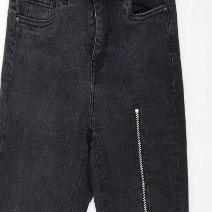Ke Dress Womens Grey  Denim Skinny Jeans Size 26 in L26 in