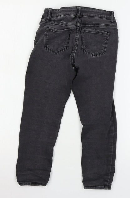 Gap Girls Grey  Denim Skinny Jeans Size 7 Years