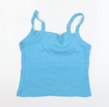 Womens UK Size 12 BHS Blue Basic Tank