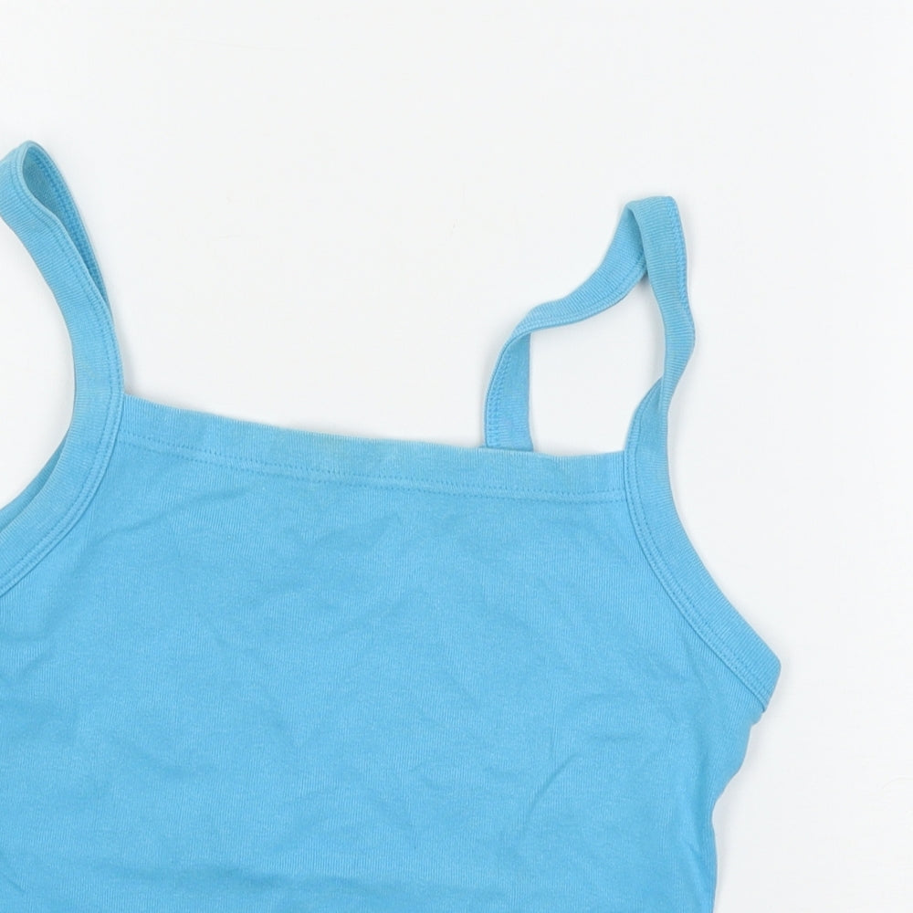 Womens UK Size 12 BHS Blue Basic Tank