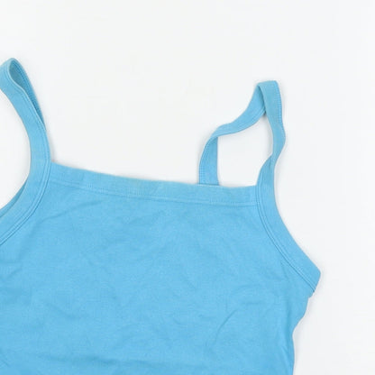 Womens UK Size 12 BHS Blue Basic Tank