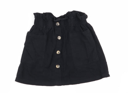 SheIn Womens Black   Flare Skirt Size S  - Stretch waistband