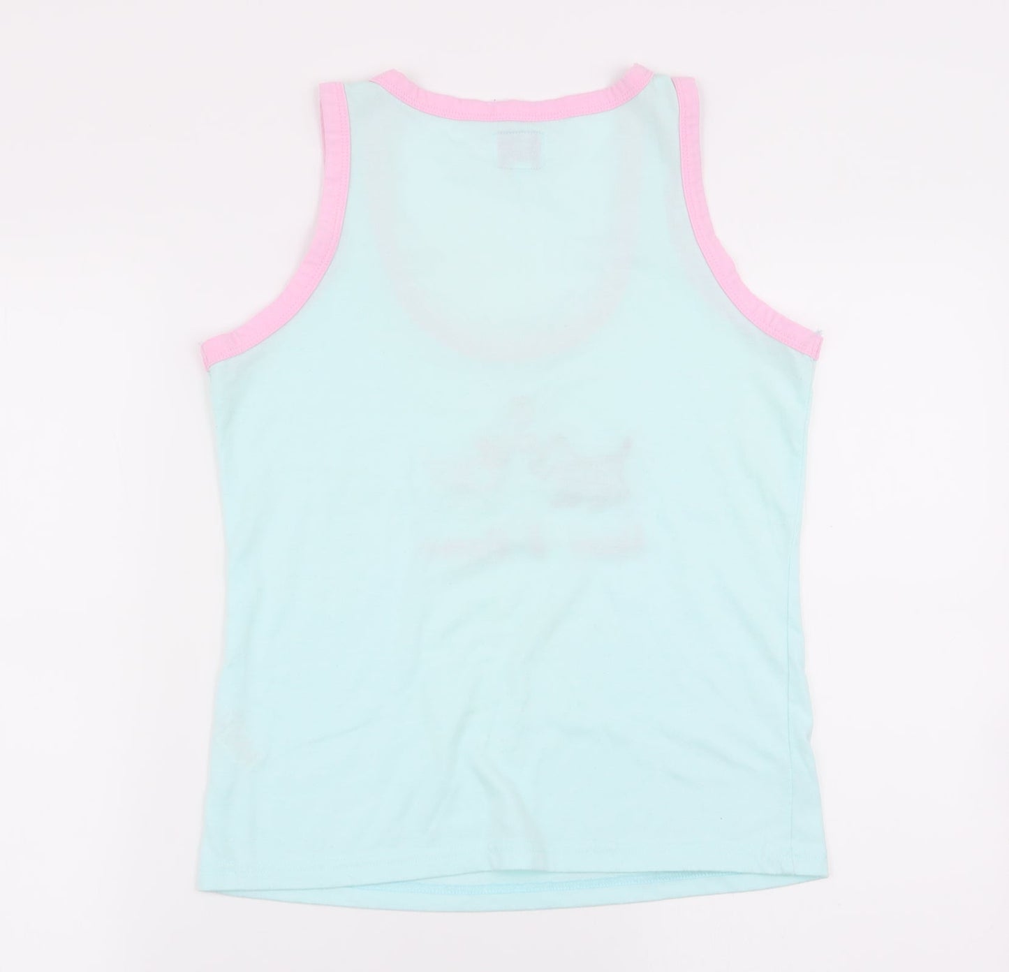 hugs and kisses Womens Blue Solid  Top Pyjama Top Size 10