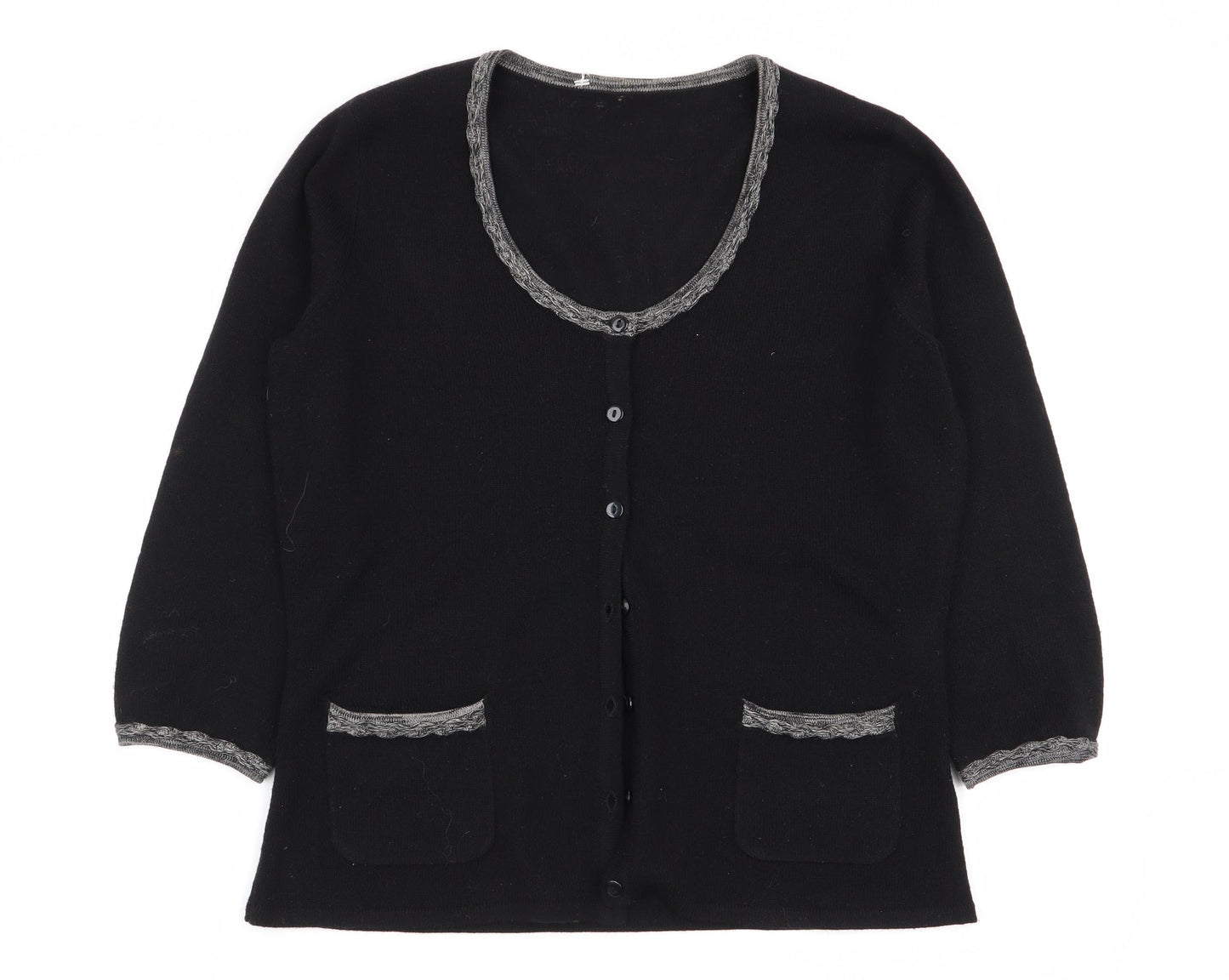 david emanuel Womens Black   Cardigan Jumper Size 10