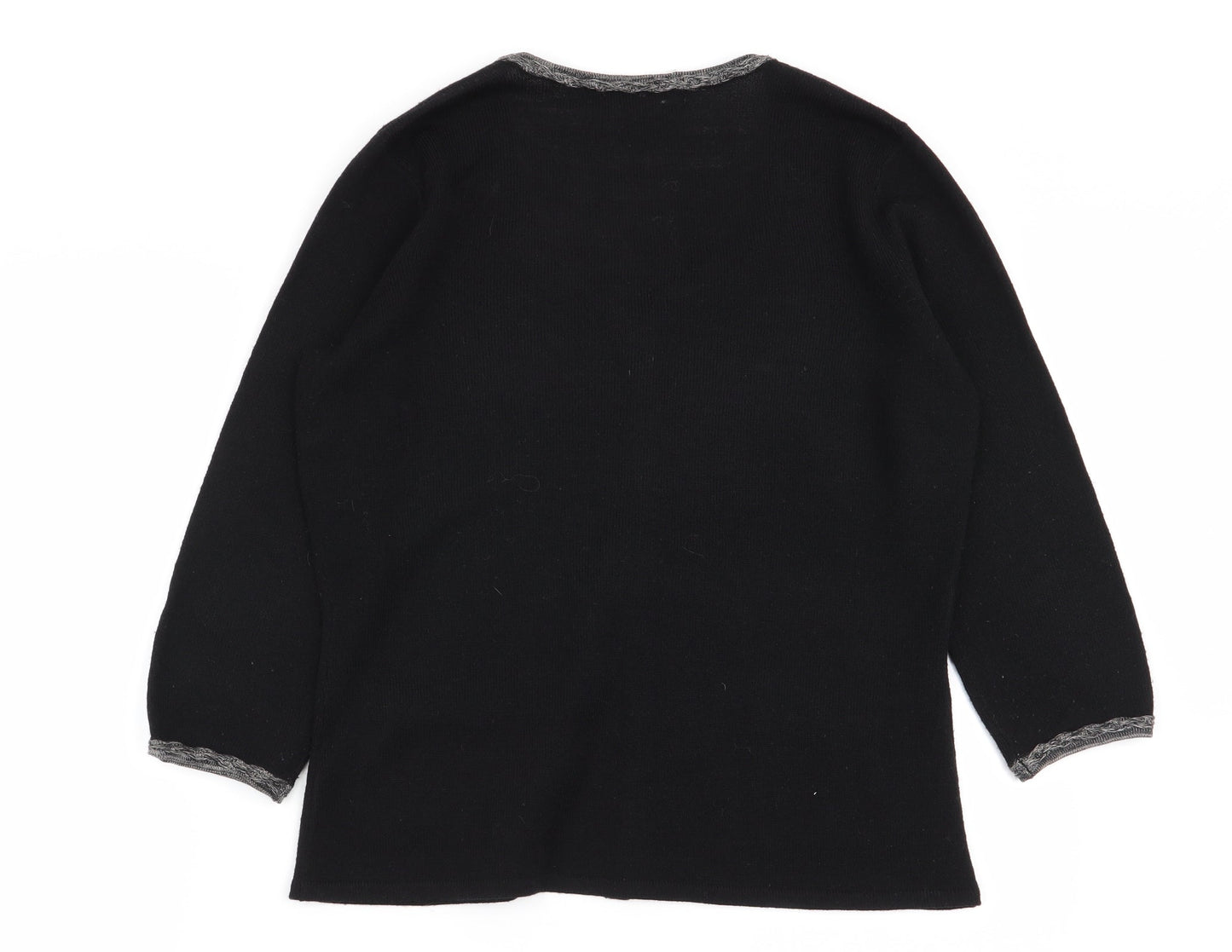 david emanuel Womens Black   Cardigan Jumper Size 10