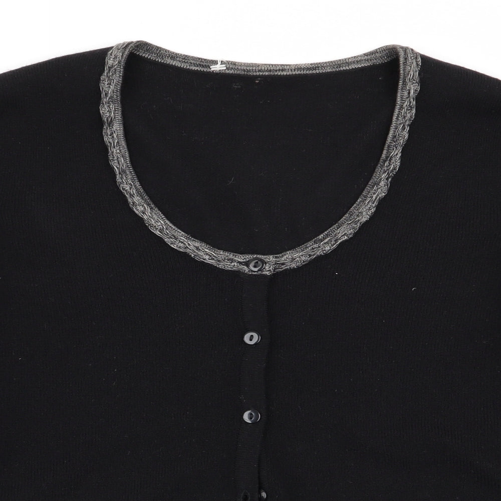 david emanuel Womens Black   Cardigan Jumper Size 10