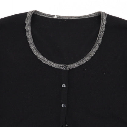 david emanuel Womens Black   Cardigan Jumper Size 10