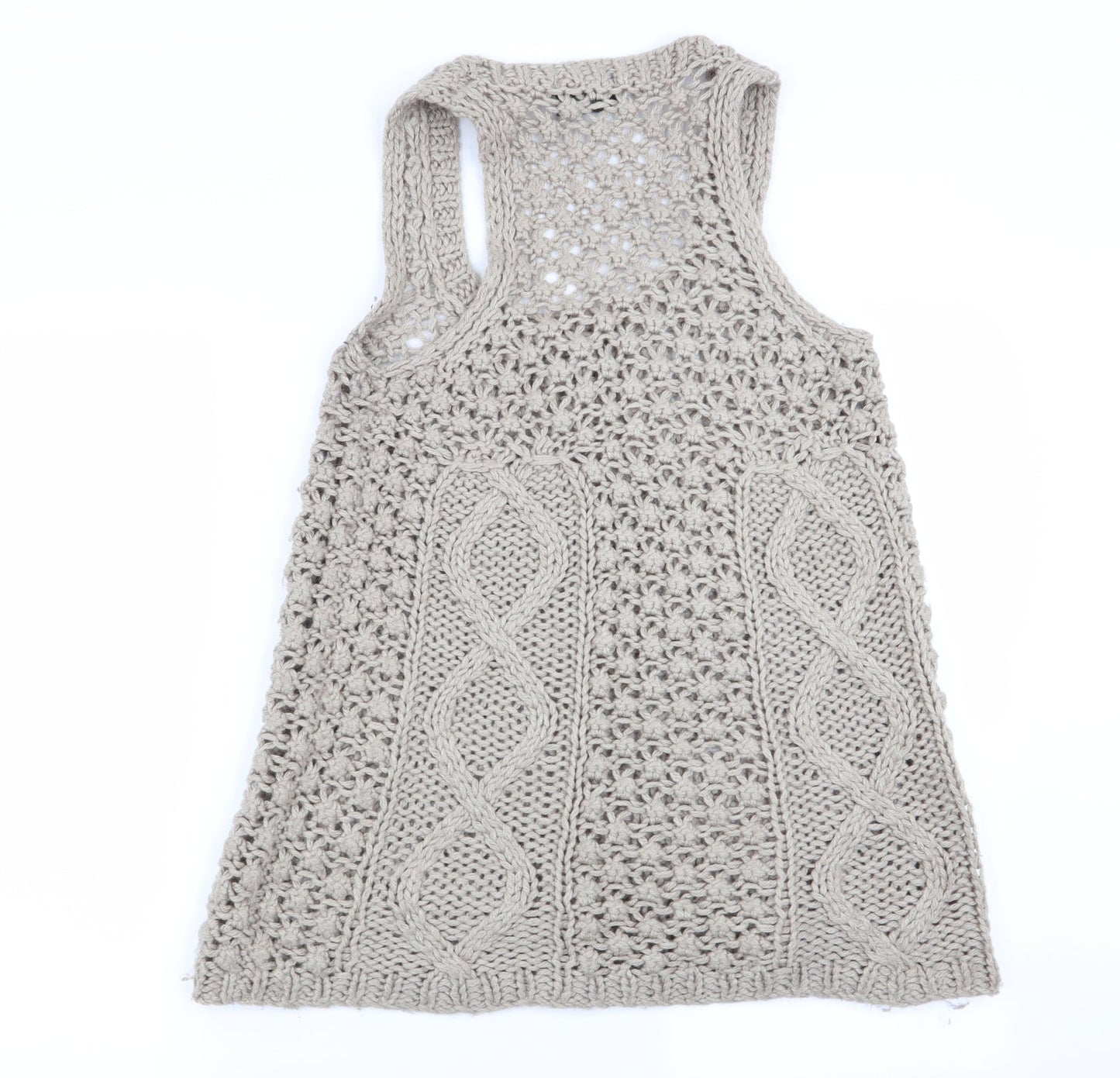 Womens UK Size M AX Paris Beige Pullover Jumper