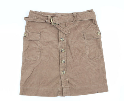 Old Navy Womens Brown   Flare Skirt Size 6
