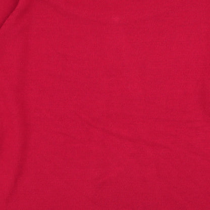 Womens UK Size S casamia Red Basic T-Shirt