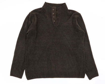 Easy Mens Green   Pullover Jumper Size M