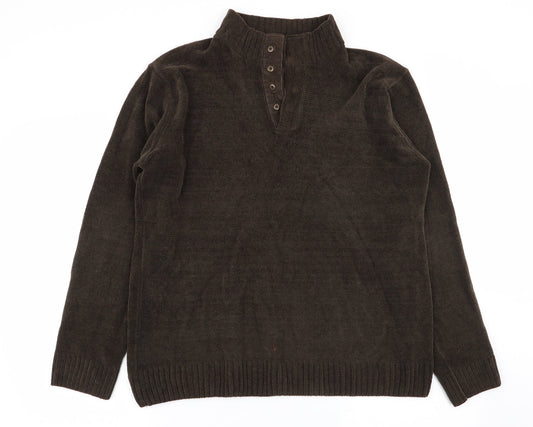 Easy Mens Green   Pullover Jumper Size M