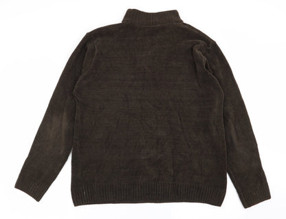 Easy Mens Green   Pullover Jumper Size M