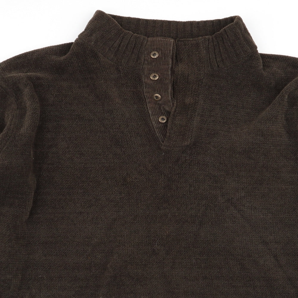 Easy Mens Green   Pullover Jumper Size M