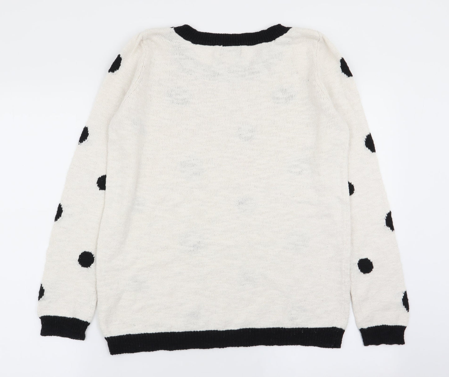Womens UK Size 10 r edition White Pullover Jumper