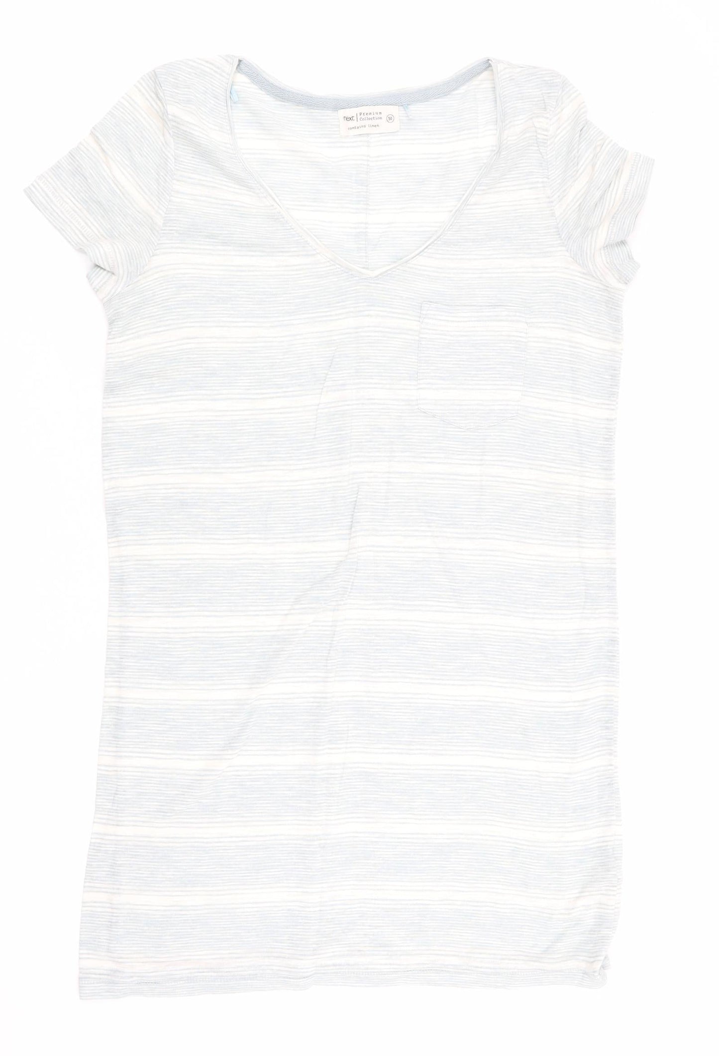 Womens UK Size 10 NEXT Multicoloured Basic T-Shirt