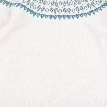 togg24 Womens Pink Geometric  Pullover Jumper Size 14