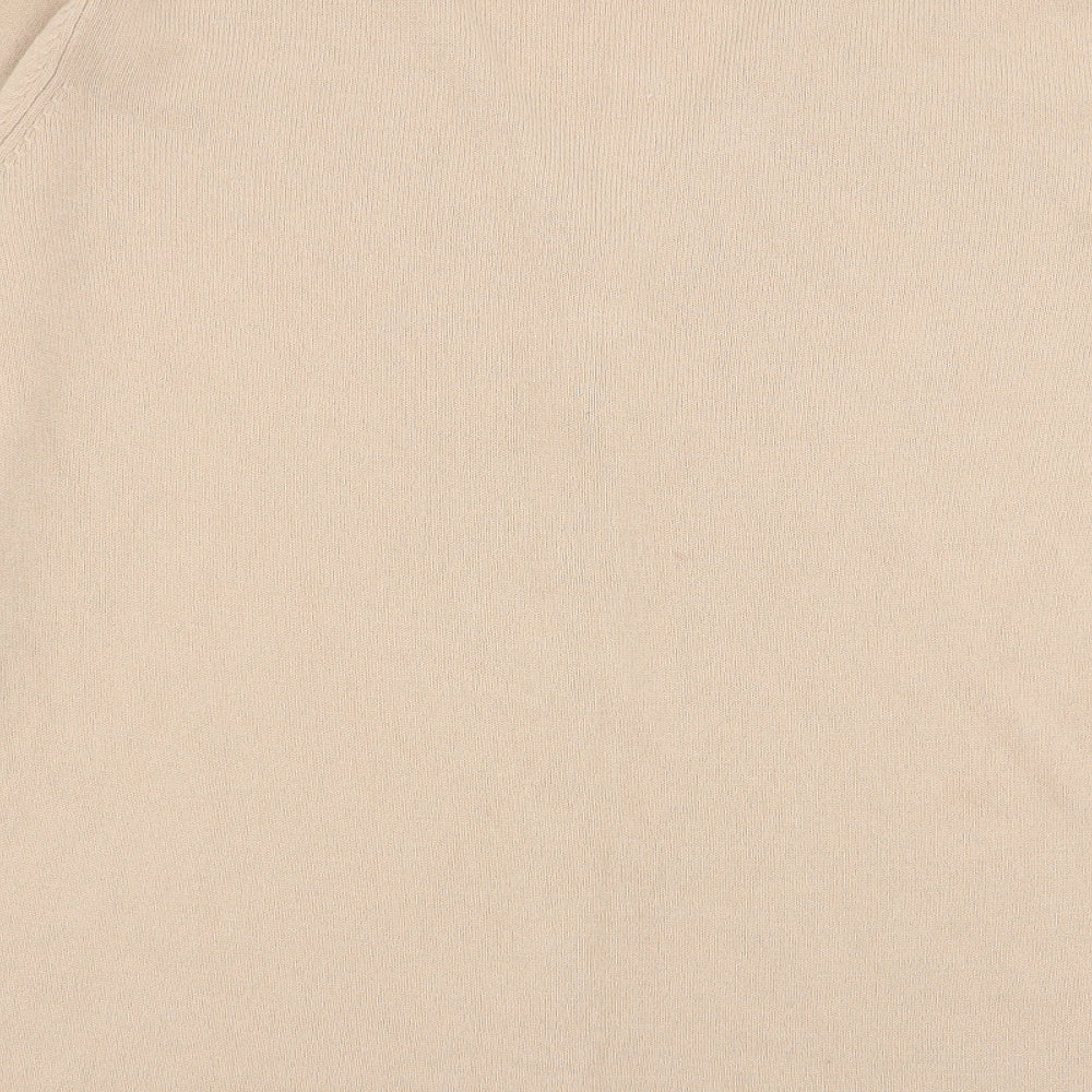 Womens UK Size 16 essence Beige Cardigan Jumper
