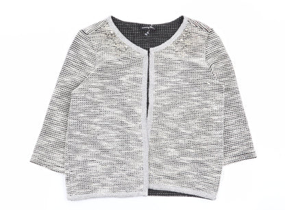 Womens UK Size L Preworn Beige Cardigan Jumper