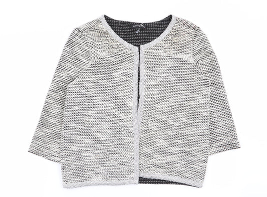 Womens UK Size L Preworn Beige Cardigan Jumper