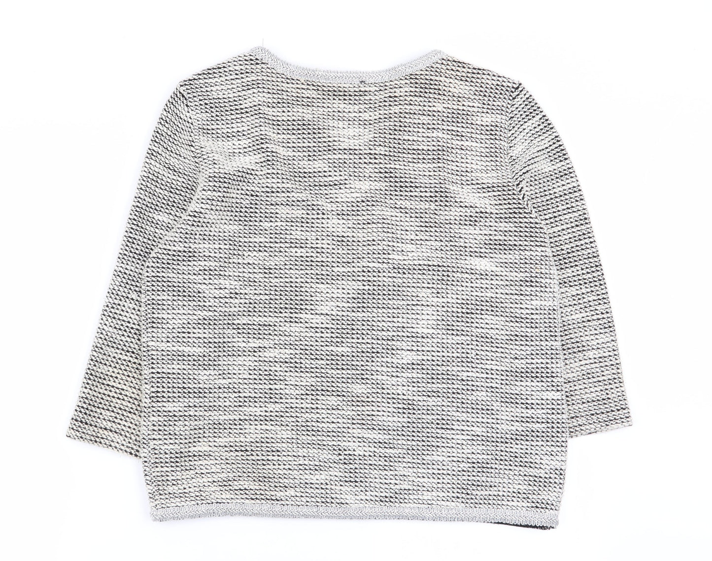 Womens UK Size L Preworn Beige Cardigan Jumper