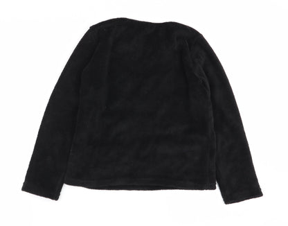 Primark Boys Black Solid   Pyjama Top Size 9-10 Years