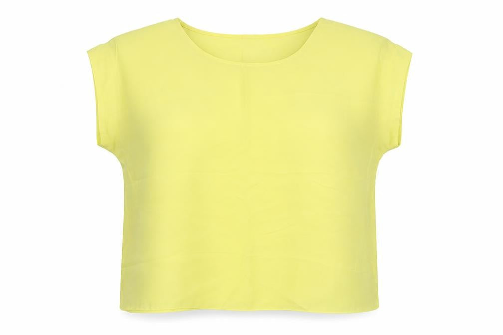 Womens UK Size 8 New Look Green Basic Blouse