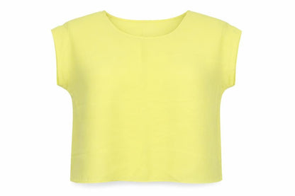 Womens UK Size 8 New Look Green Basic Blouse