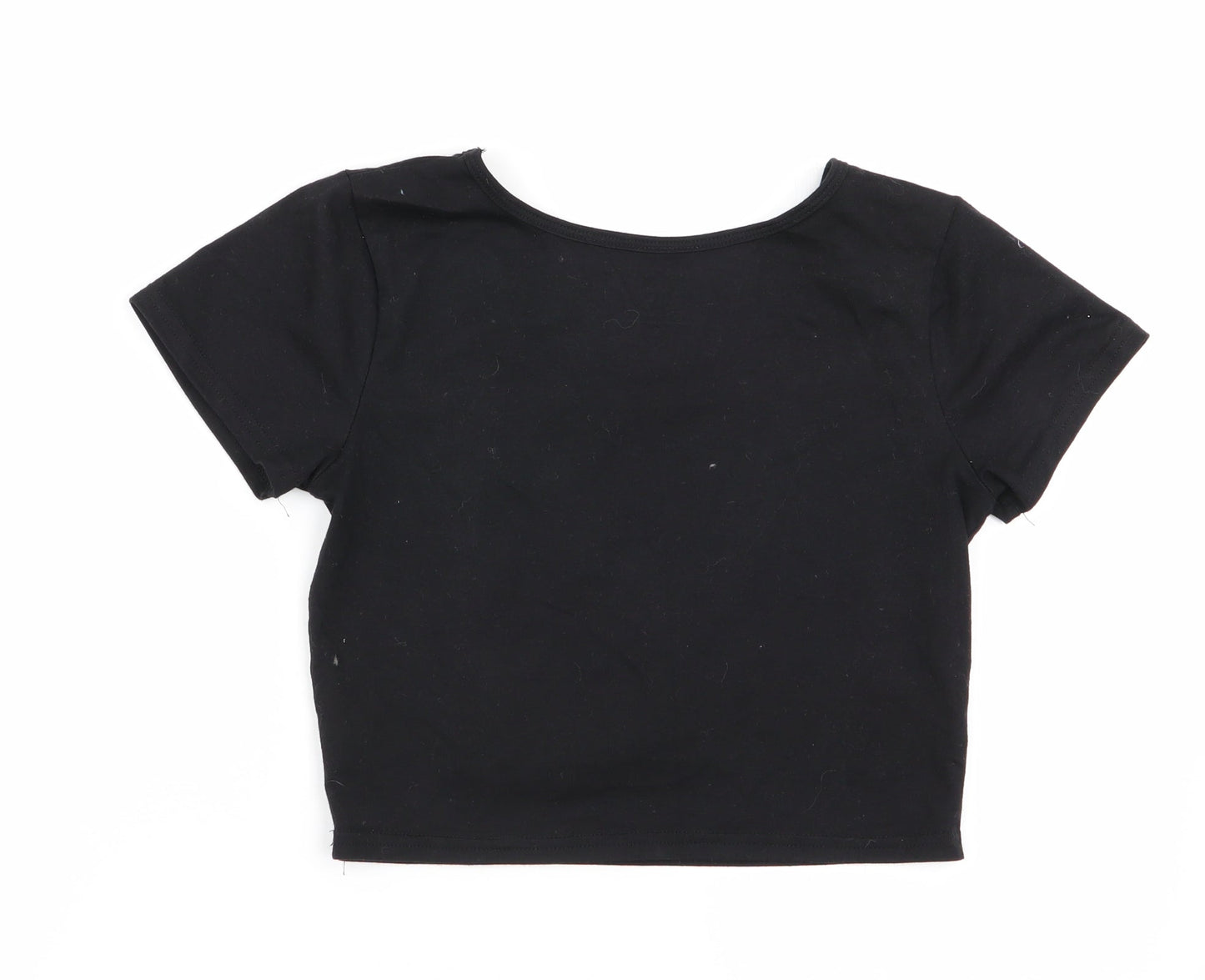 mandu Womens Black   Basic T-Shirt Size S