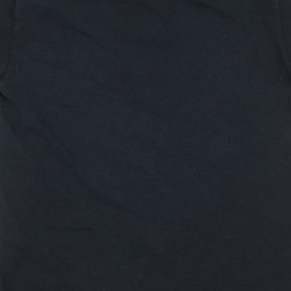 Mens UK Size S Gildan Black  T-Shirt