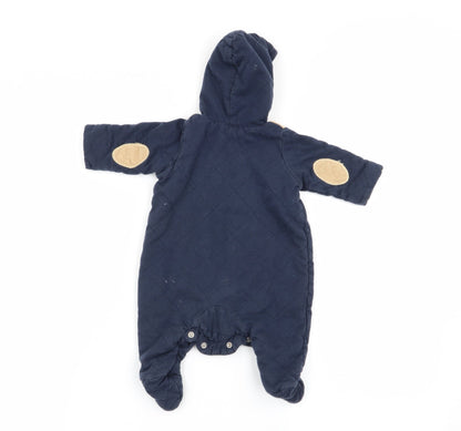 Baby Boys Blue   Babygrow One-Piece Size Newborn