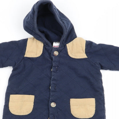Baby Boys Blue   Babygrow One-Piece Size Newborn