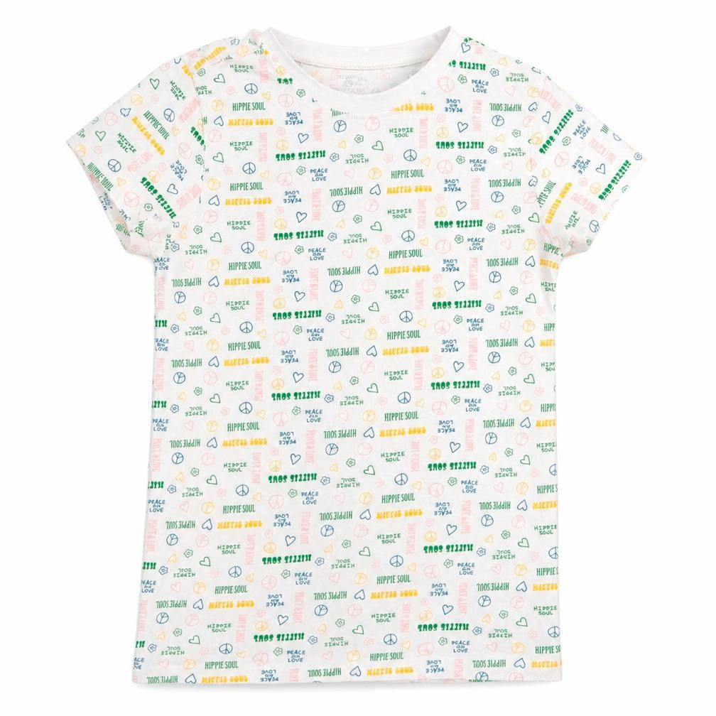 Womens UK Size 4 Primark White Basic T-Shirt