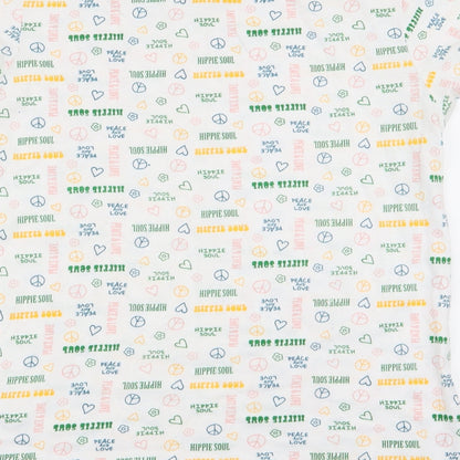 Primark Womens White Geometric  Basic T-Shirt Size 4